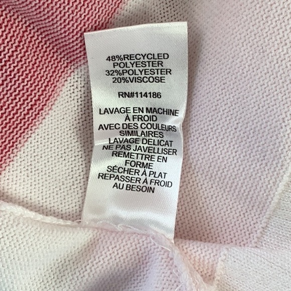 Striped Cardigan Sweater - Red and Pink NWT Small - Picture 8 of 8